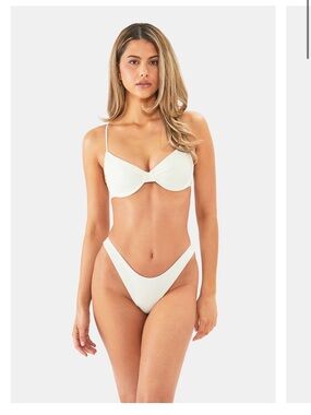 White Underwire Bikini Top